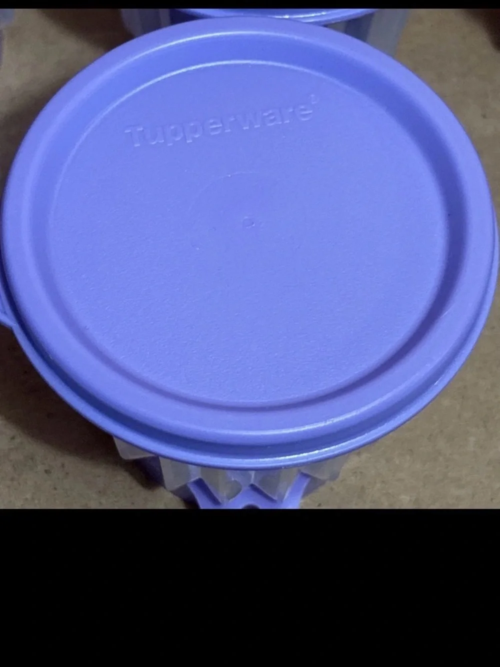 Tupperware Mini Jello Jellette Molds Purple Sheer Set X 4 Gelatin Dessert Cups